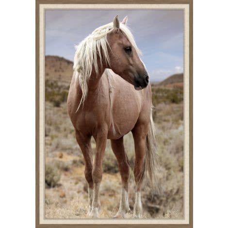 Blonde Stallion-Wendover-WEND-WTUR0168-Wall Art-1-France and Son