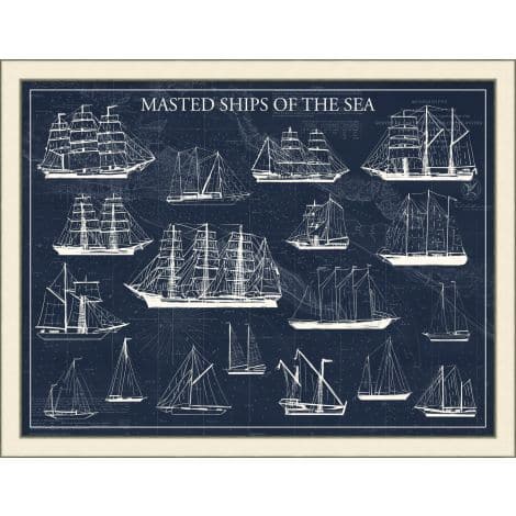 Chart of Ships-Wendover-WEND-WCL2659-Wall Art-1-France and Son