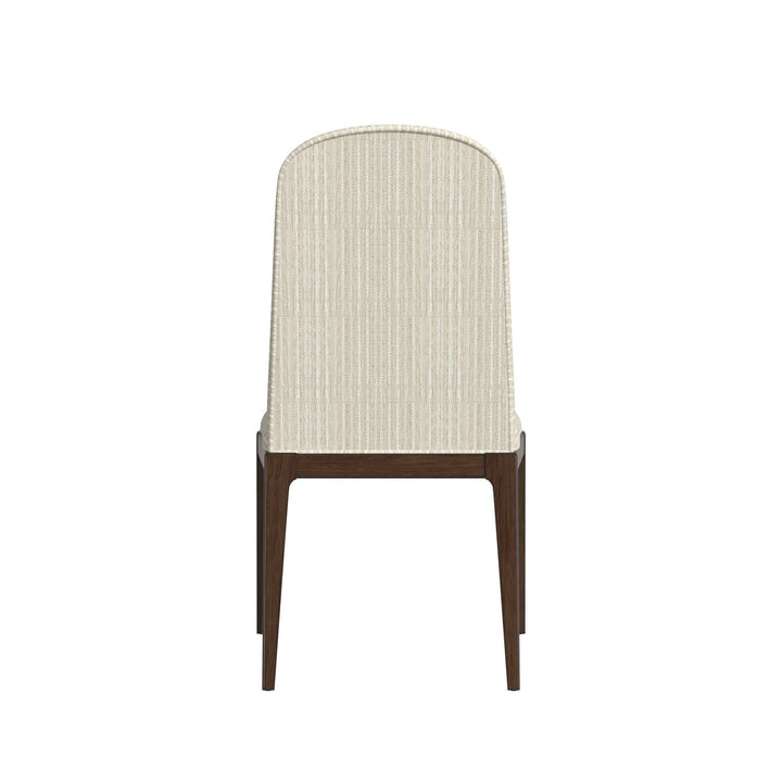 Verge Upholstered Side Chair — Handcrafted Walnut