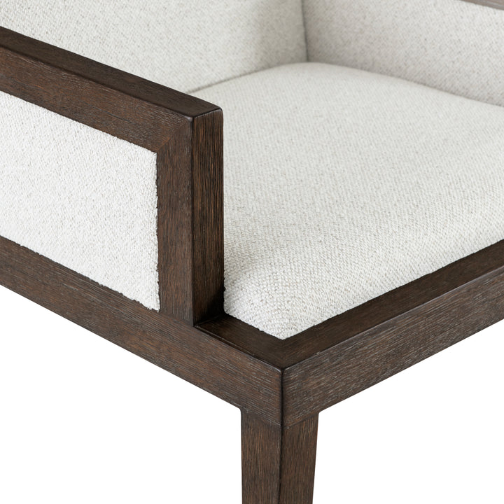 Outline Wooden Frame Arm Chair