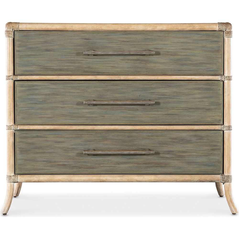 Dressers & Chests Retreat Pole Rattan Chest - Greens