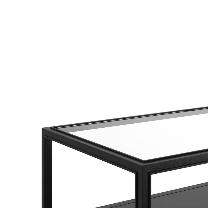 Glaze Rectangular Cocktail Table Onyx