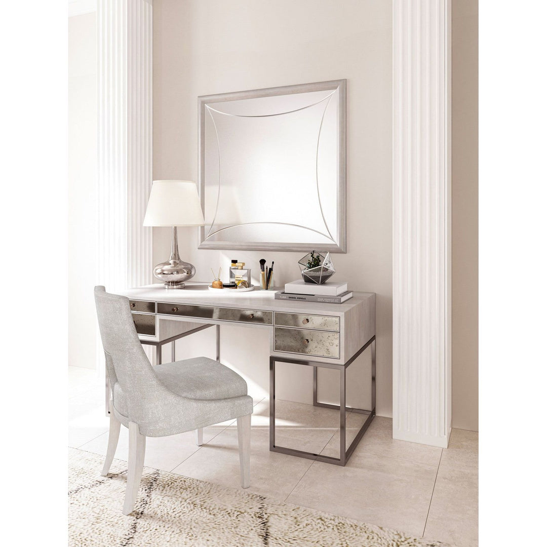 Mezzanine Square Mirror - Grey