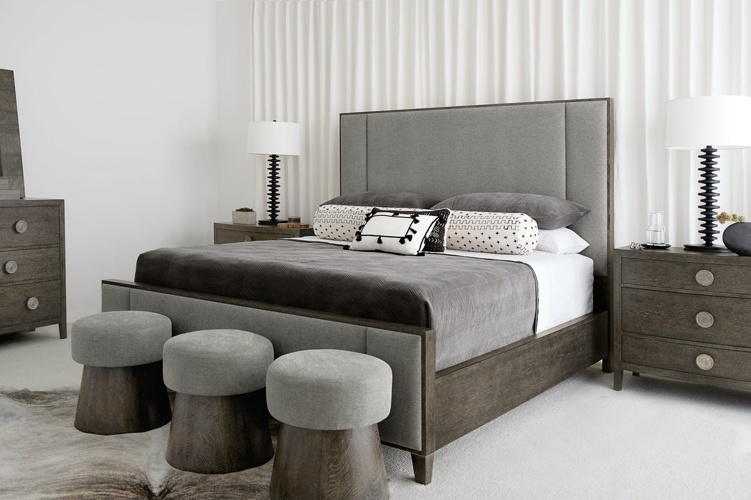 Cerused Charcoal Linea Dresser