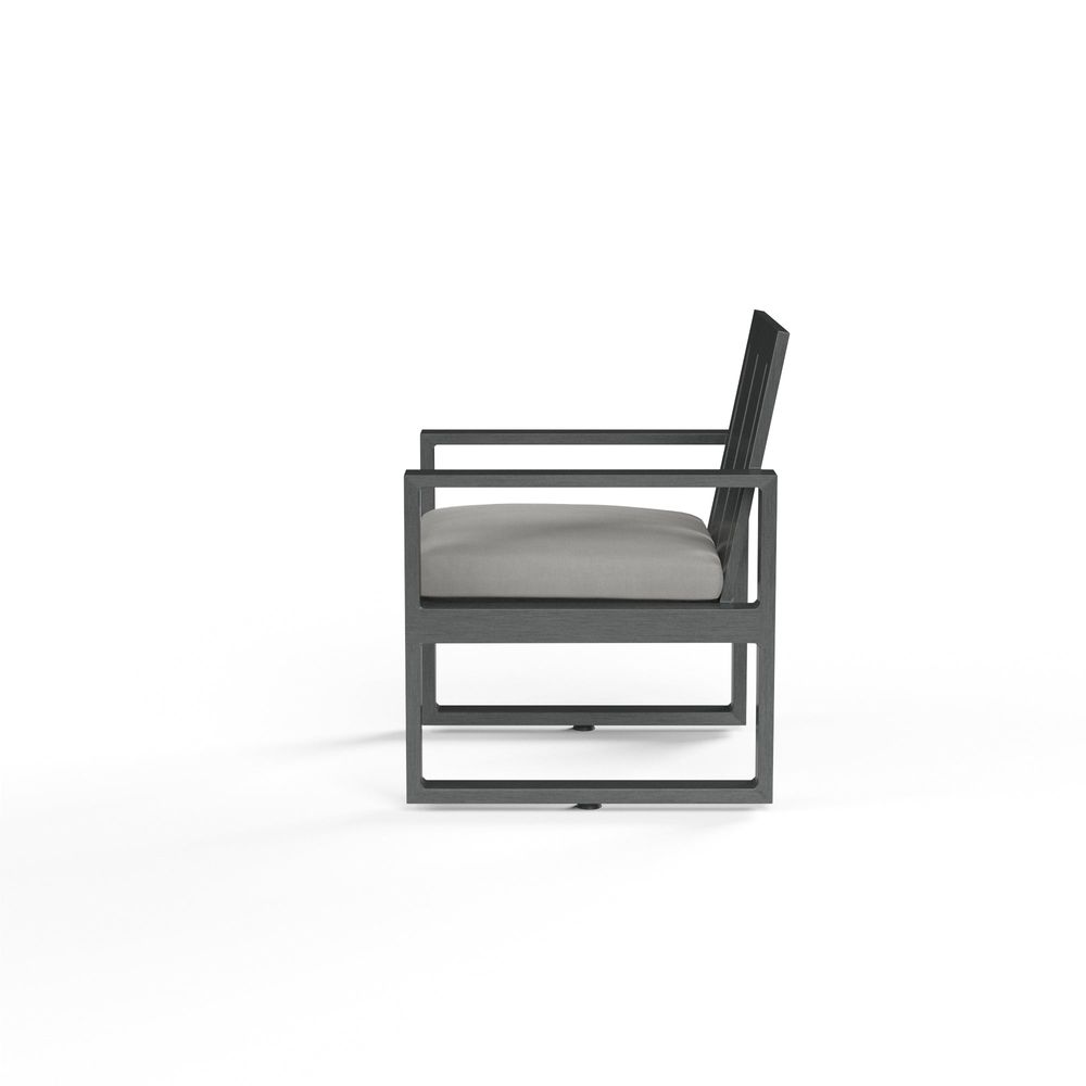 Outdoor Dining Chairs Redondo Dining Chair in Cast Silver, No Welt
