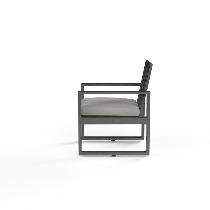 Outdoor Dining Chairs Redondo Dining Chair in Cast Silver, No Welt