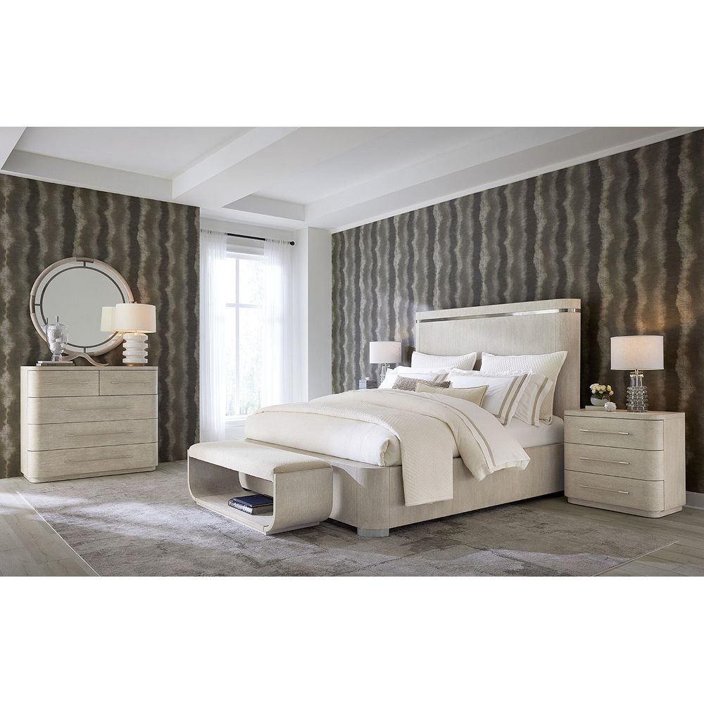 Beds Pulse King Panel Bed - Light Wood