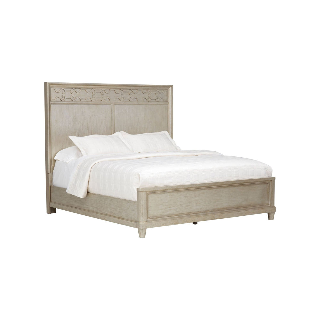 Morrissey King Cashin Panel Bed - Silver