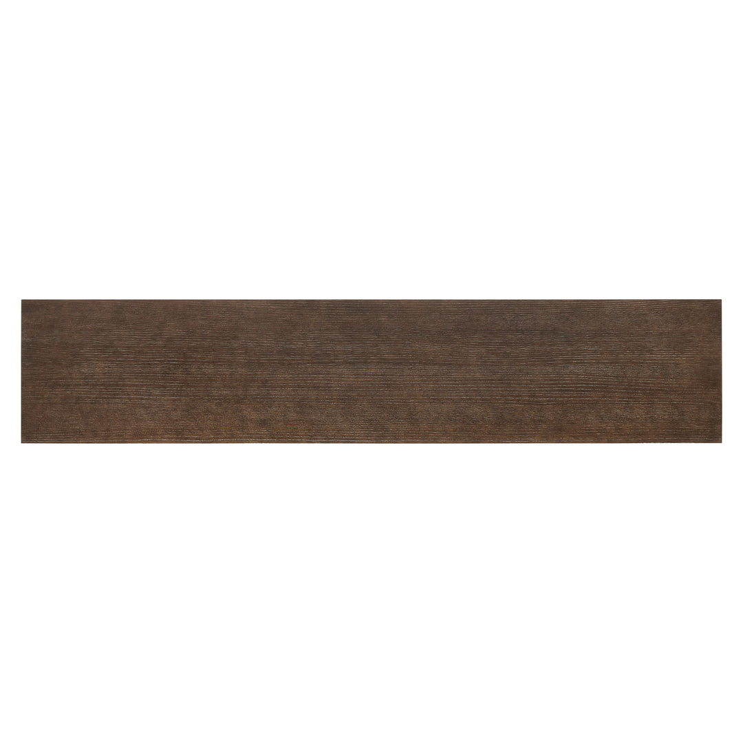 Linea Entertainment Console in Cerused Charcoal Finish