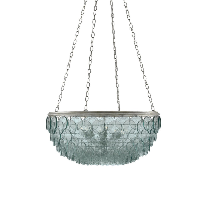 Quorum Small Recycled Glass Chandelier