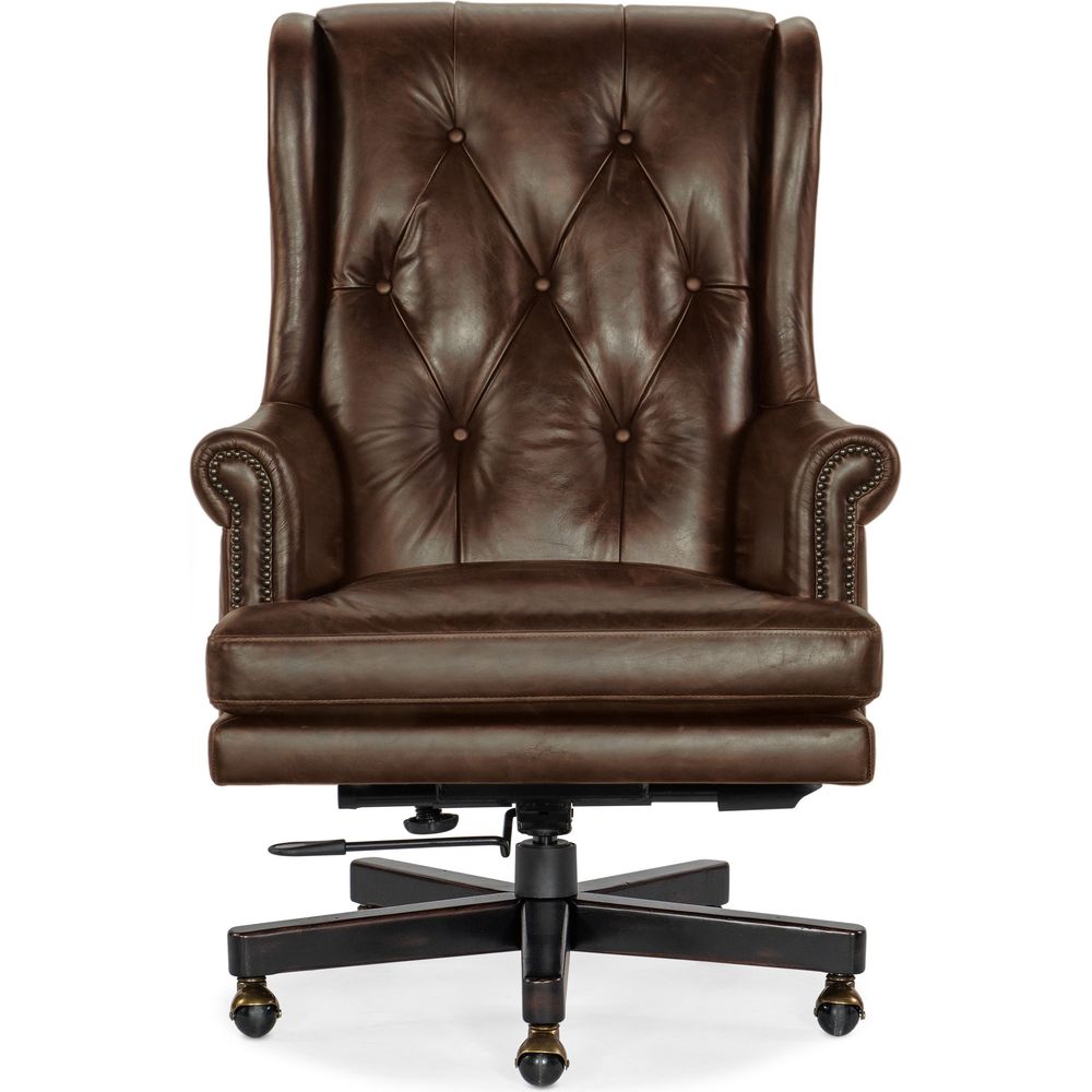 Task Chairs Charleston Executive Swivel Tilt Chair - Brown