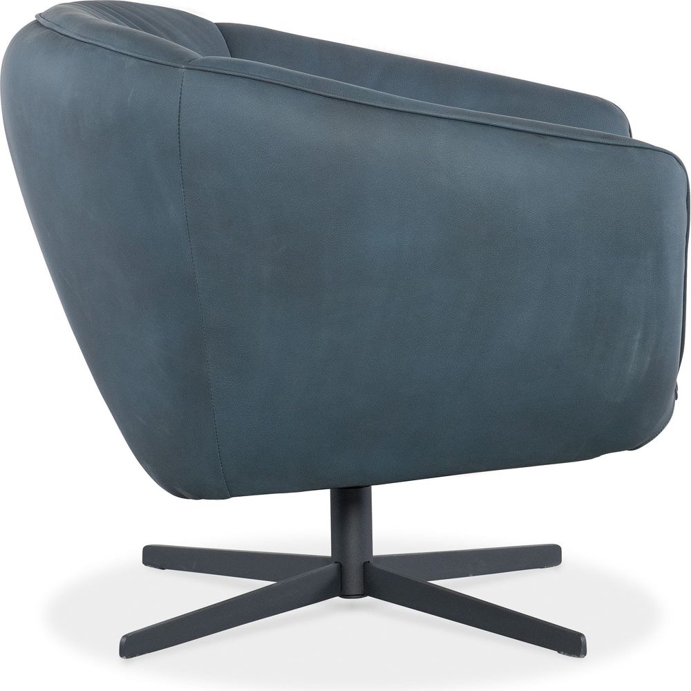 Mina Swivel Chair - Blue