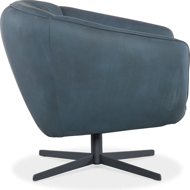 Mina Swivel Chair - Blue
