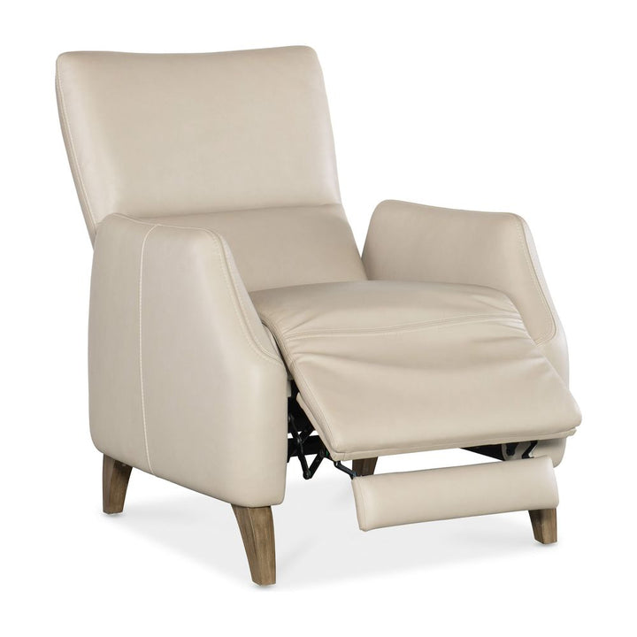 Lounge Chairs: Recliners Mateo Press Back Recliner - Beige