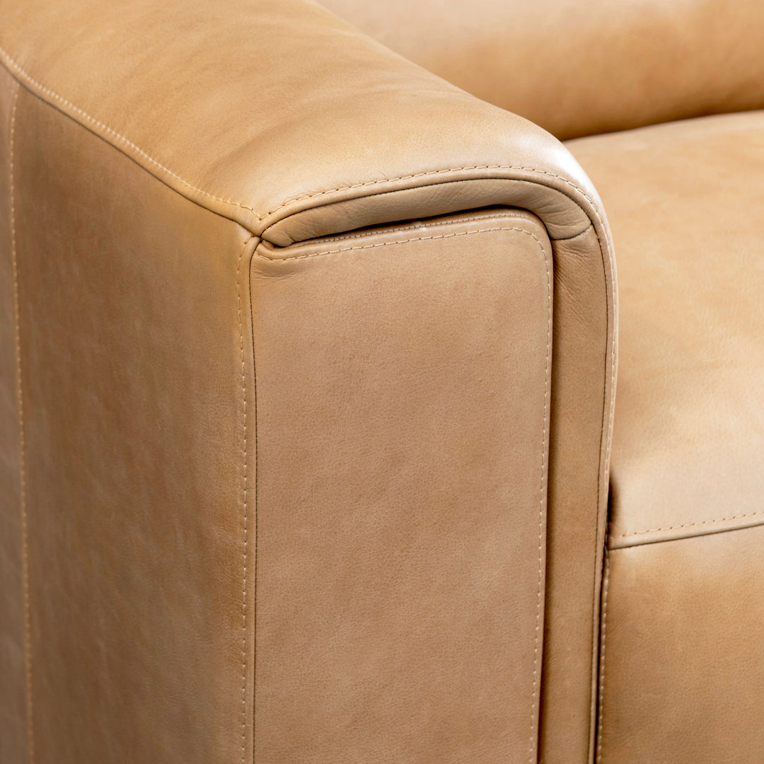 Billings Leather Power Motion Sectional Recliner