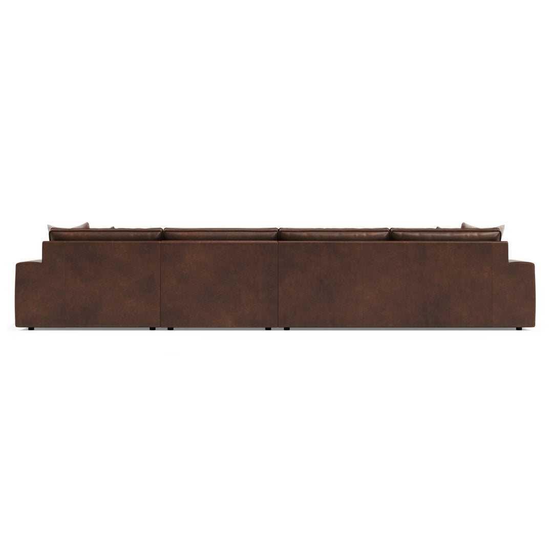 Nest 3-Piece Leather Sectional
