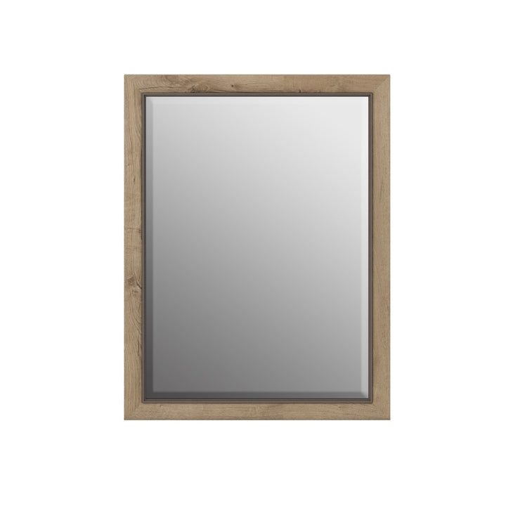 Garrison Landscape Mirror - Brown