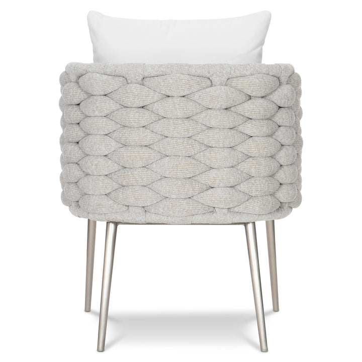 Santa Cruz Outdoor Arm Chair in Nordic Grey