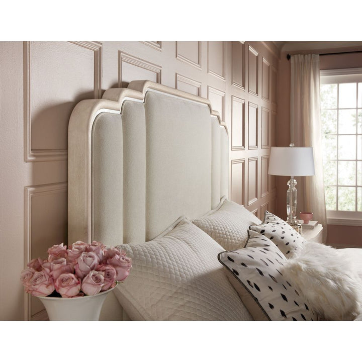 Beds Essence King Upholstered Bed - White