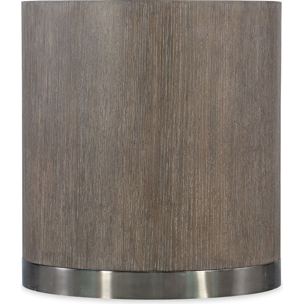 Side Tables Modern Mood Round End Table - Dark Wood