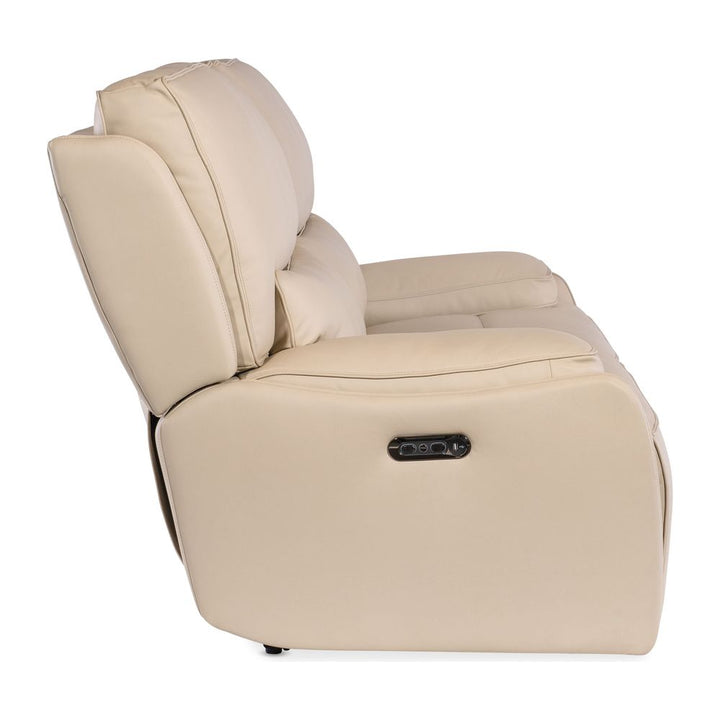 Elliot Zero Gravity Sofa with Power Recline & Power Headrest - Beige