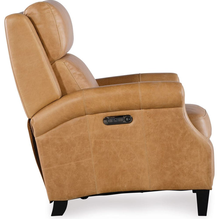 Hurley Power Recliner with Power Headrest - Brown