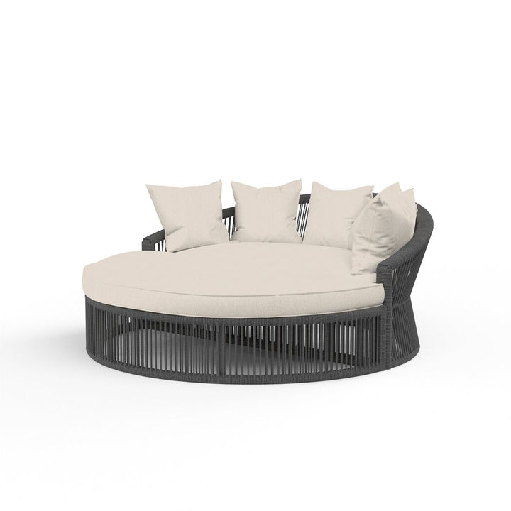Outdoor Daybeds Milano Daybed in Echo Ash w/ Self Welt
