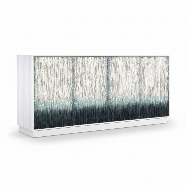 Vibrance Ombre Entertainment Credenza - Whites/Creams/Beiges