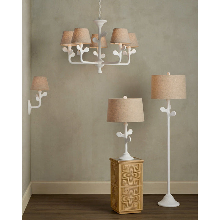 Charny White Floor Lamp