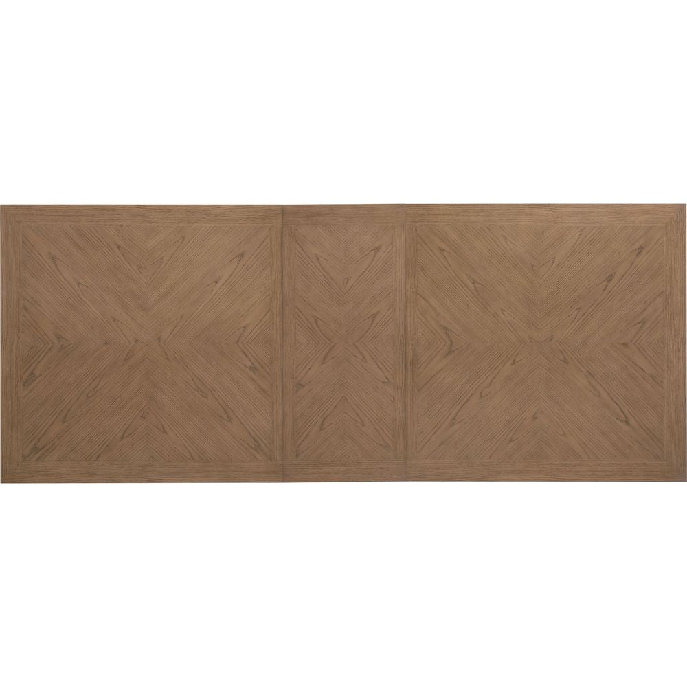 Ballad Rectangle Dining Table with One 18-inch Leaf - Medium Wood