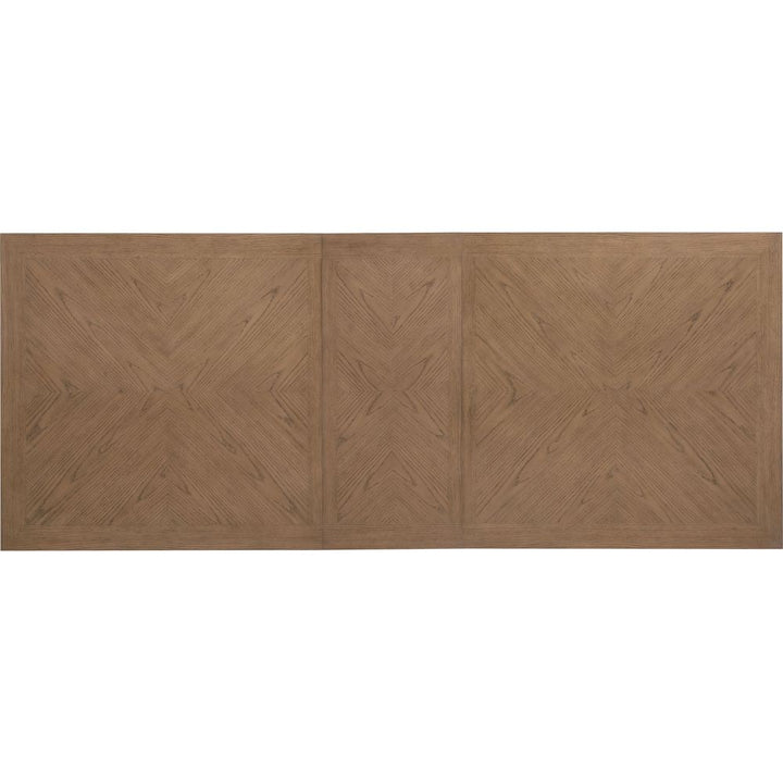 Ballad Rectangle Dining Table with One 18-inch Leaf - Medium Wood