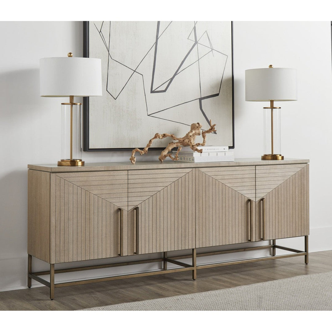 North Side Entertainment Console - Brown