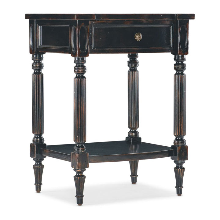 Nightstands Theodore One-Drawer Telephone Table - Blacks