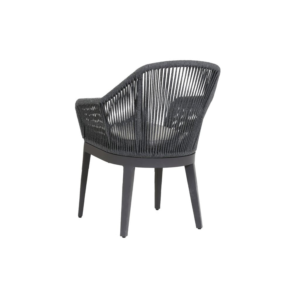 Outdoor Dining Chairs Milano Dining Chair in Echo Ash w/ Self Welt