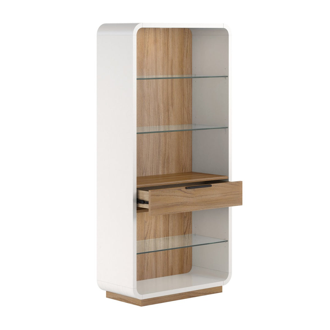 Portico Etagere - Brown, White