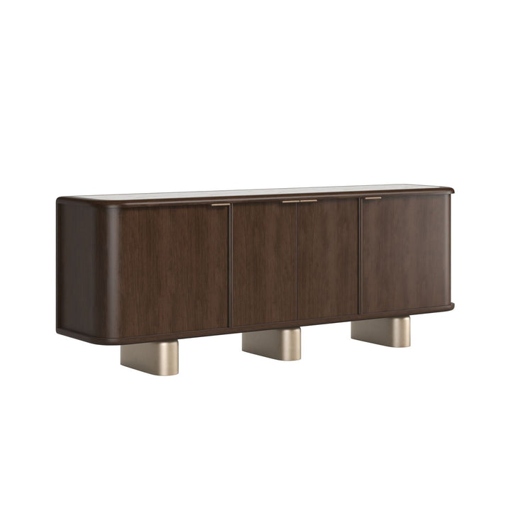 Verge Credenza — Handcrafted Walnut