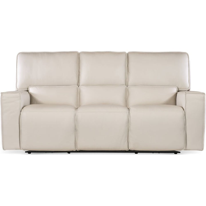 Sofas: Recliners Miles Zero Gravity Sofa with Power Recline Power Headrest - Grey