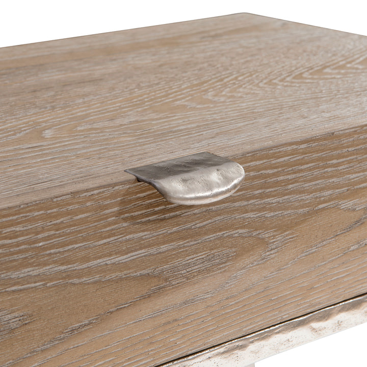 Aventura Nightstand with Metal Frame