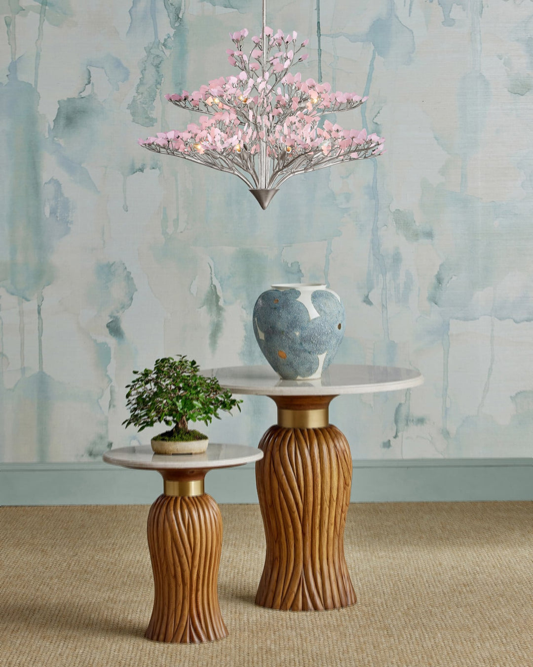 Chandeliers Fiorella Pink Chandelier