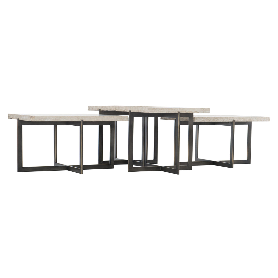 Hathaway Metal Bunching Square Cocktail Table