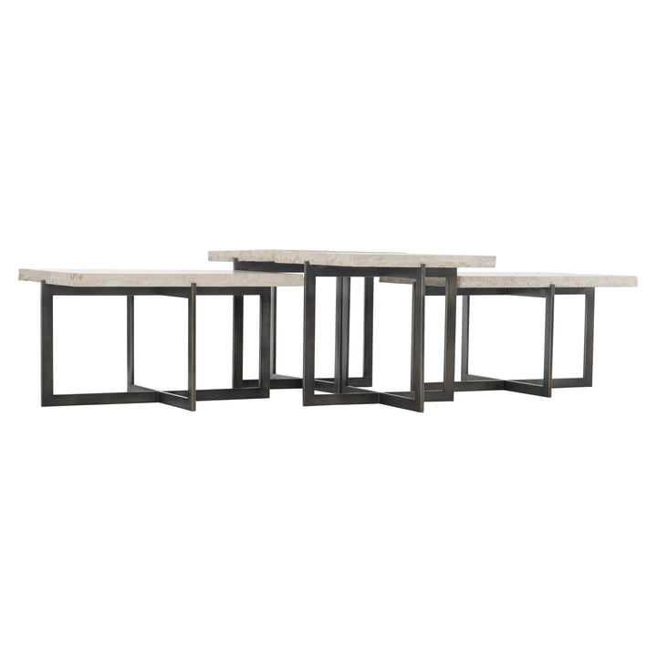 Hathaway Metal Bunching Square Cocktail Table