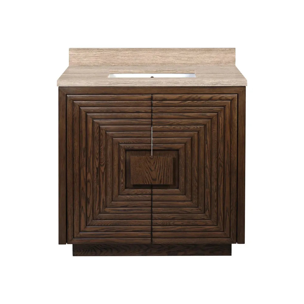 Vanities Morombe 36" Cocoa Vanity with Rectangular Undermount Sink