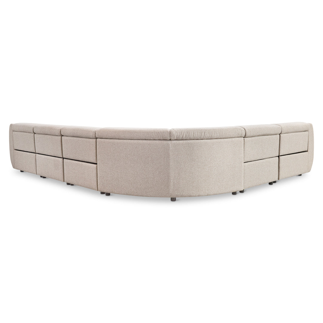Avignon 6-Piece Fabric Power Motion Sectional Recliner