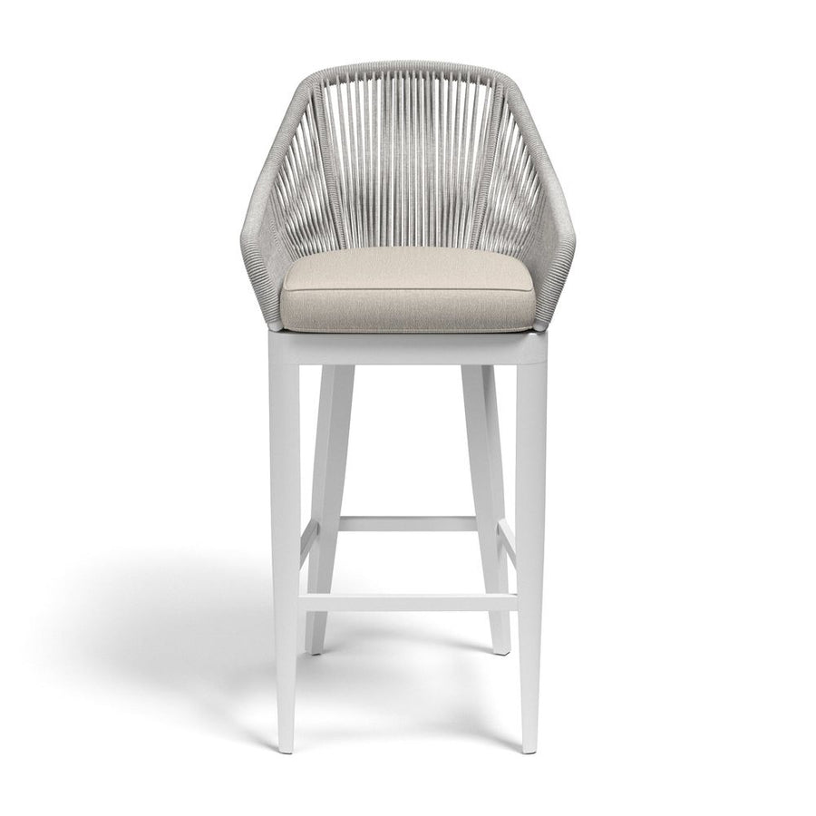 Outdoor Bar Stools Miami Barstool in Echo Ash w/ Self Welt