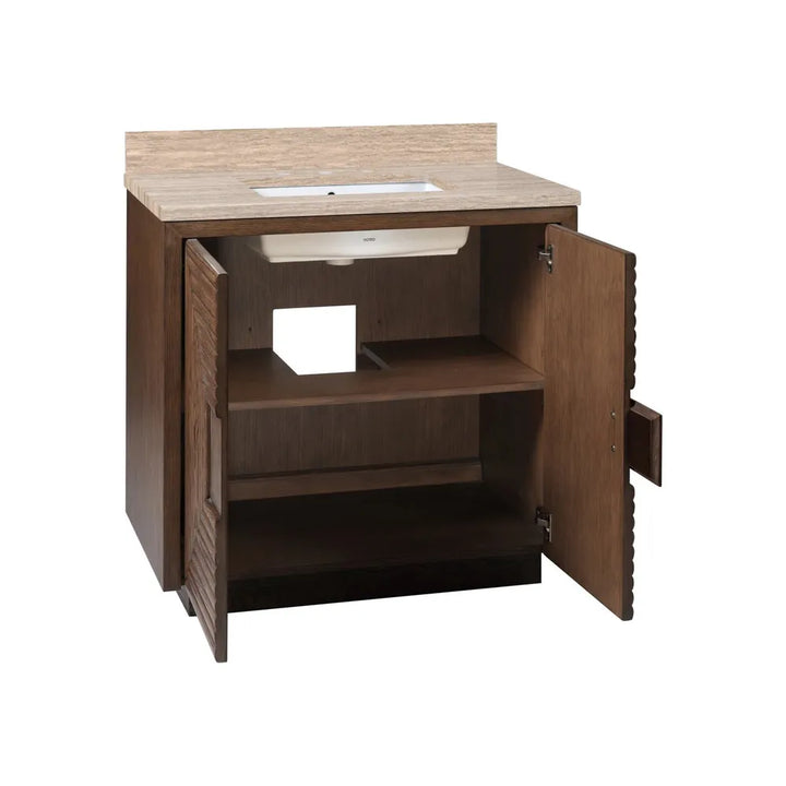 Vanities Morombe 36" Cocoa Vanity with Rectangular Undermount Sink