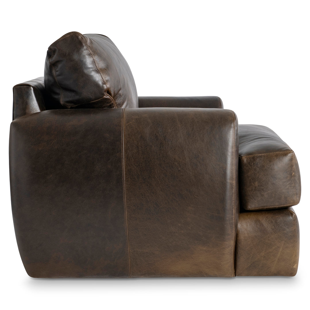 Cameron Leather Swivel Chair