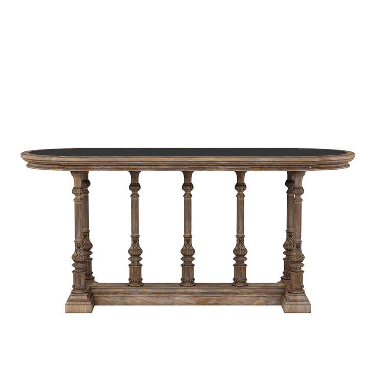 Architrave Gathering Pub Table - Brown