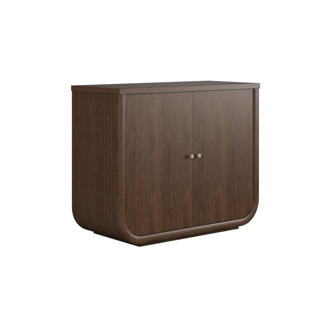 Verge Door Chest — Handcrafted Walnut