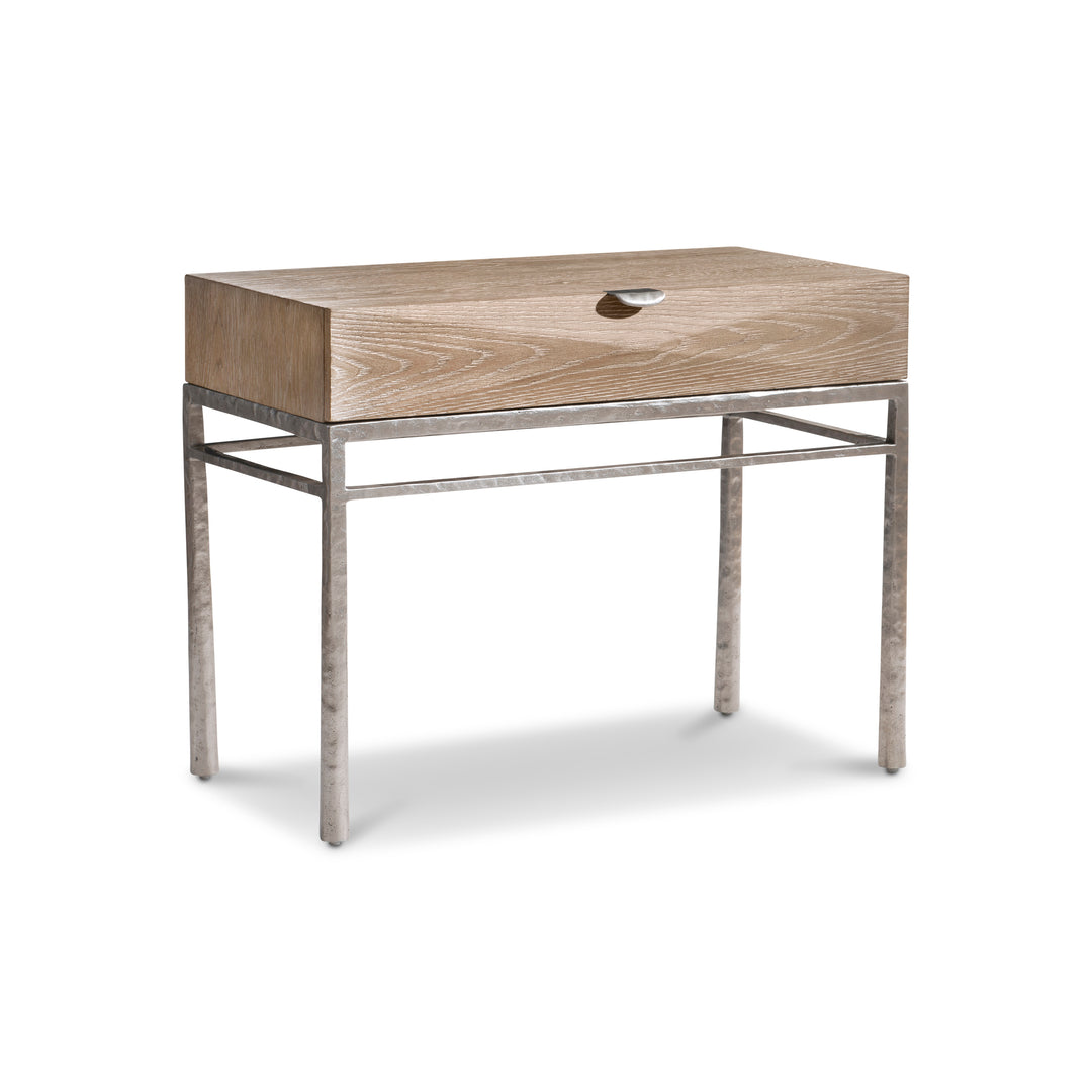 Aventura Nightstand with Metal Frame