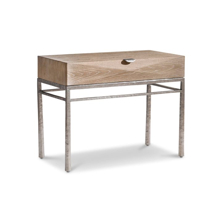 Aventura Nightstand with Metal Frame